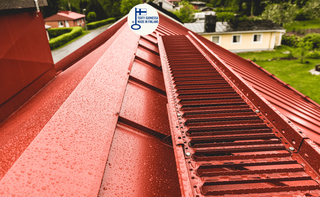 Linjakas Luja-Lauri -lukkosaumakatto