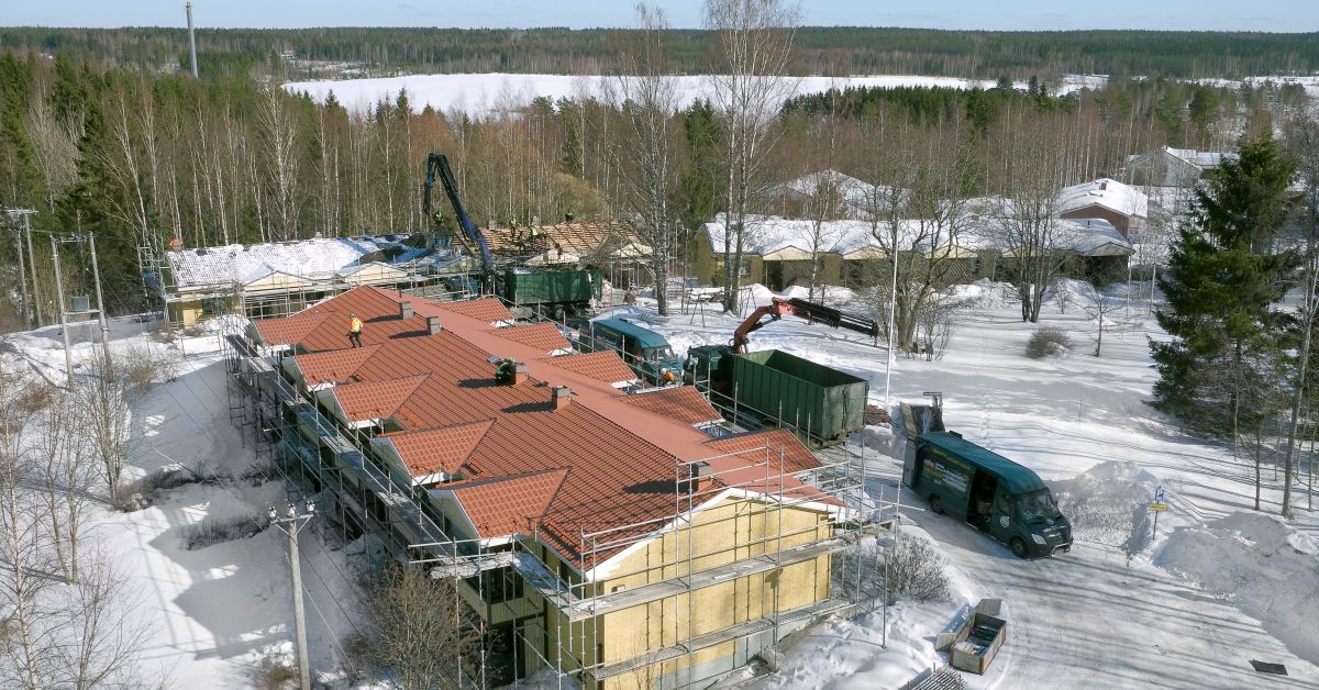 Vesivekillä taloyhtiöremontti sujuu